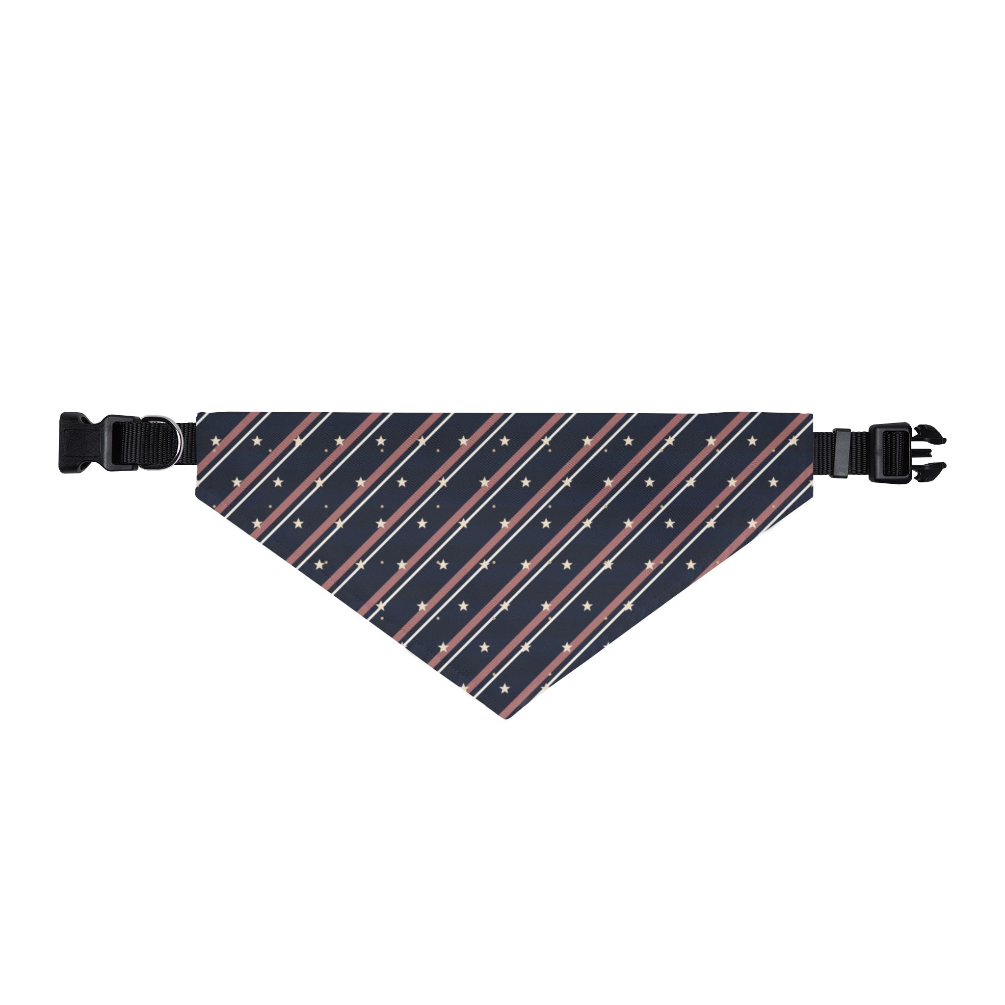 Navy Stars & Stripes - Clip on Bandana