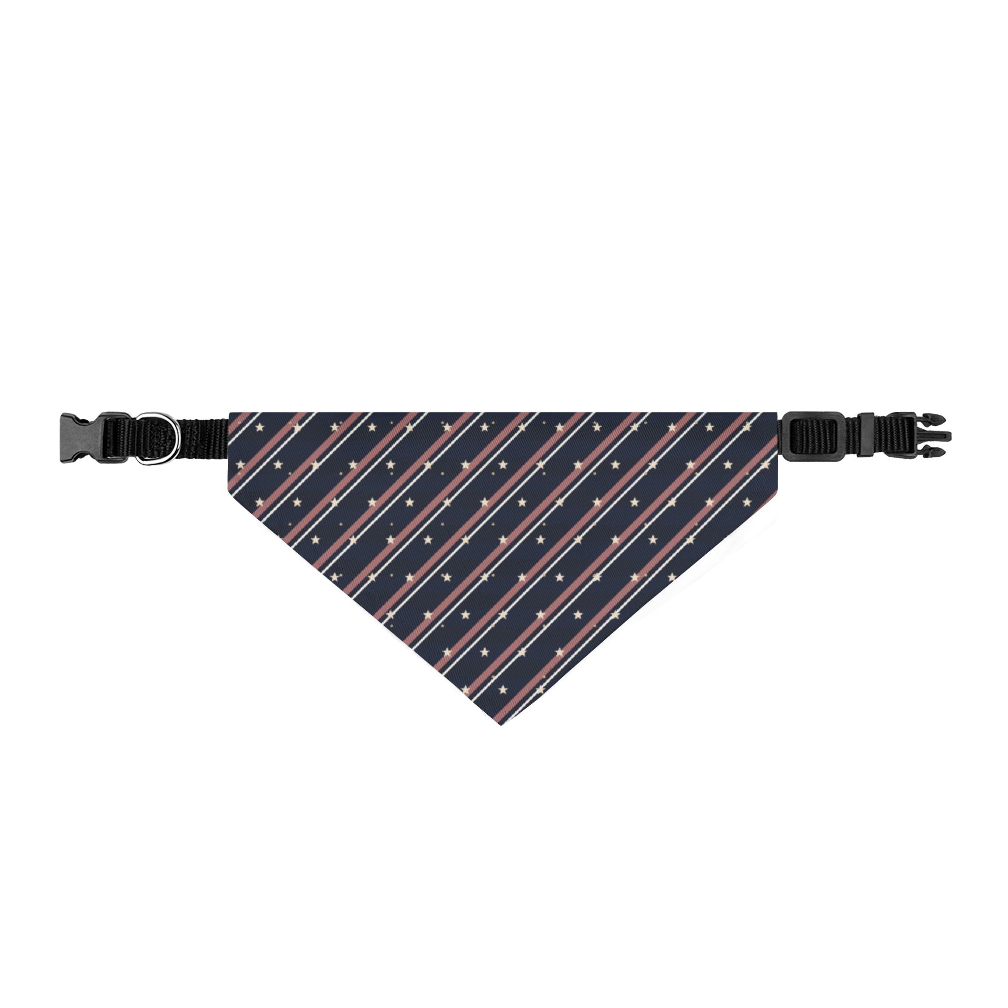 Navy Stars & Stripes - Clip on Bandana