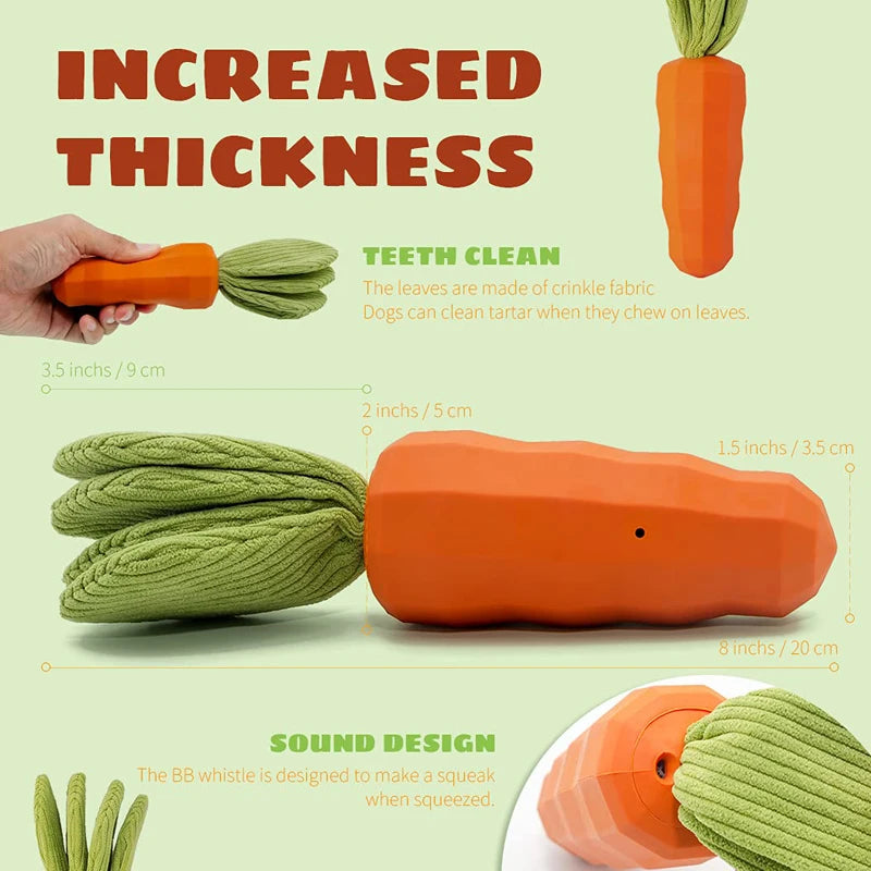 Harvest Carrot Chew Toy