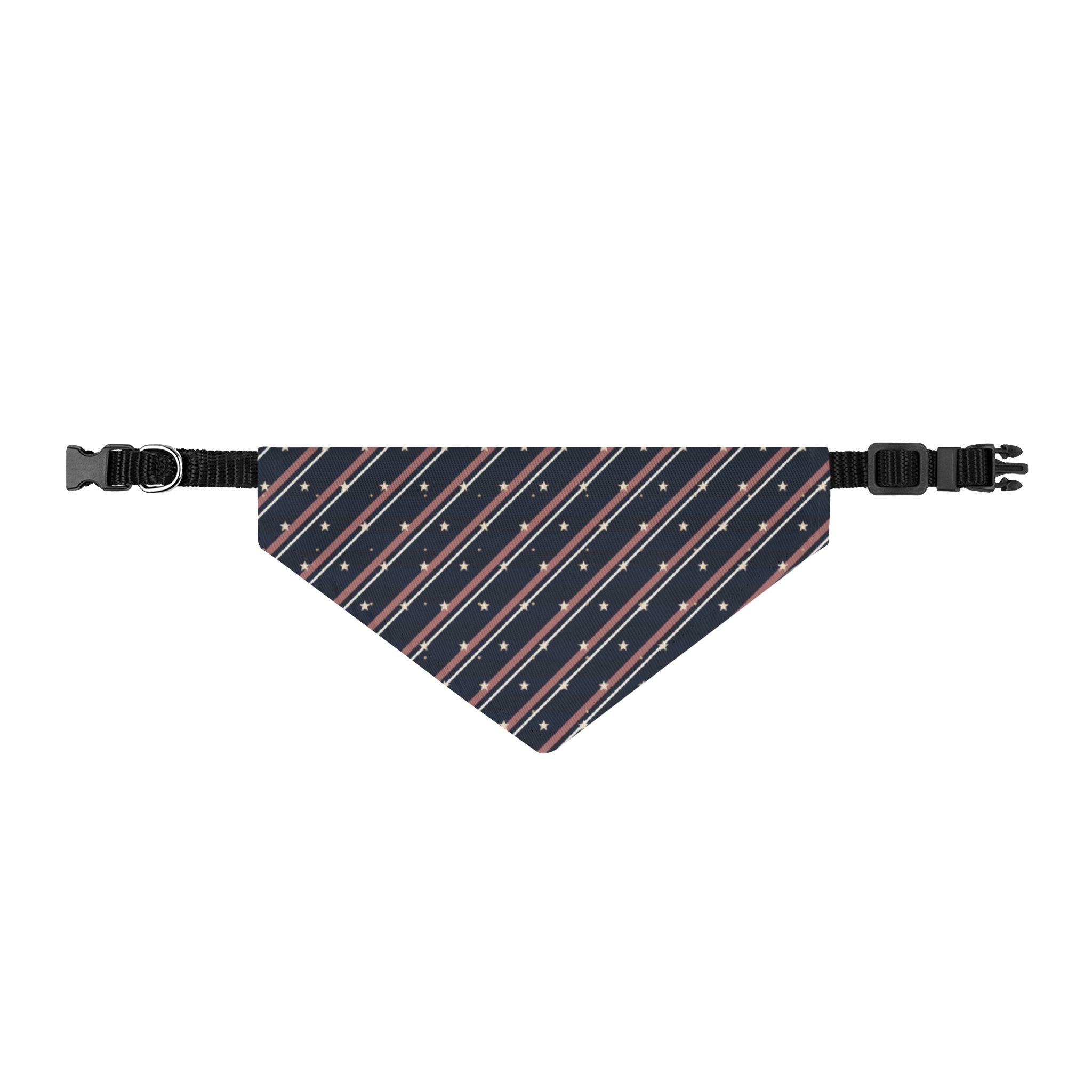 Navy Stars & Stripes - Clip on Bandana